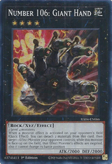 Number 106: Giant Hand - RA04-EN066 -  (Super Rare) - 1st Edition